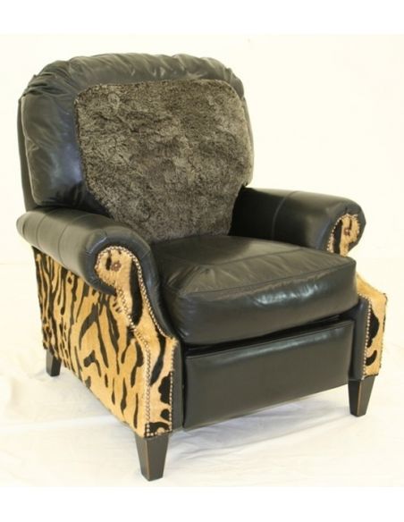 MOTION SEATING - Recliners, Swivels, Rockers Lion Hair hide Recliner Chair