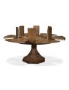 Dining Tables 22 round to round extending table with self storing leaves