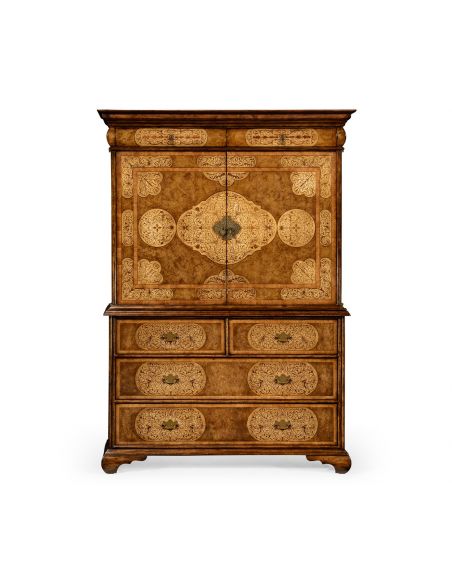 Display Cabinets and Armories Marquetry Escritoire Luxury Furniture
