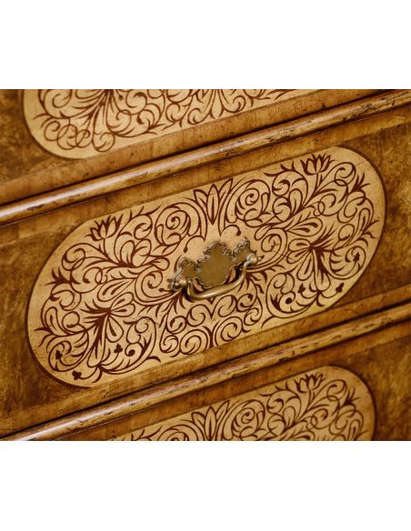 Display Cabinets and Armories Marquetry Escritoire Luxury Furniture