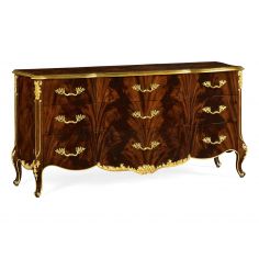 Breakfronts & China Cabinets Gilded Large Chest of Drawers