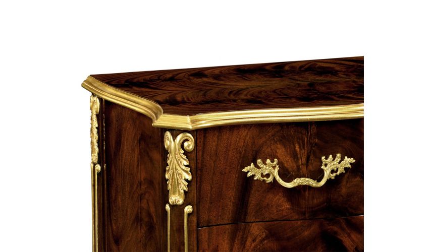 Breakfronts & China Cabinets Gilded Large Chest of Drawers
