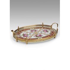 Decorative Accessories Home Accessories Hand Painted Porcelain Gallery Tray
