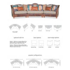 Luxury Leather & Upholstered Furniture Aw-sum modern western style sectional sofa 2