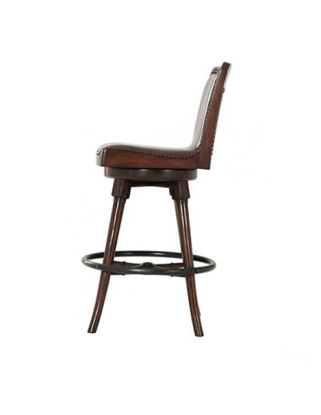 Western Furniture Leather bar stool