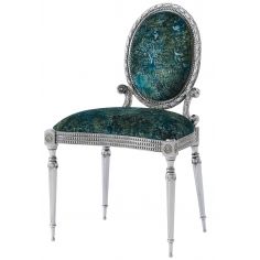 Round and Oval Coffee tables Jade top cocktail table with beautiful metal work detail 2