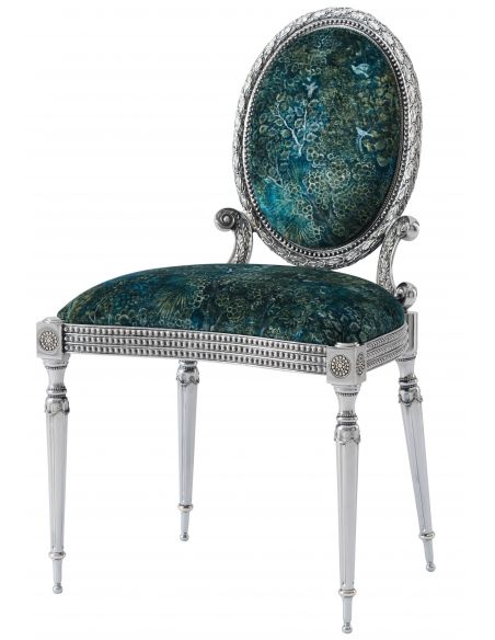Round and Oval Coffee tables Lapis Lazuli stone top cocktail table with beautiful metal work detail