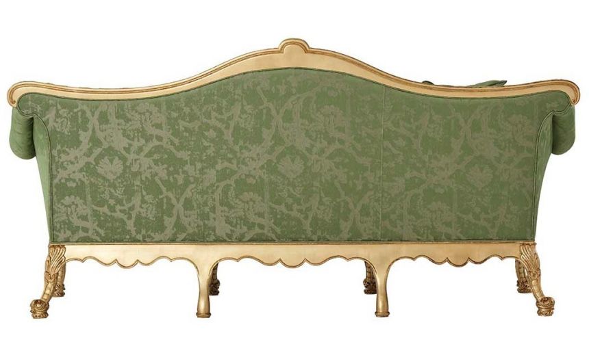 Empire Style Furniture Carved mahogany sofa