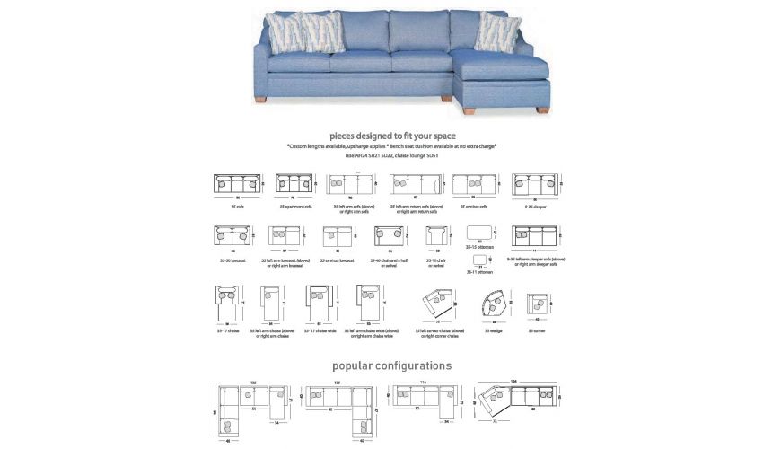 SECTIONALS - Leather & High End Upholstered Furniture Sectional sofa custom configurations 1