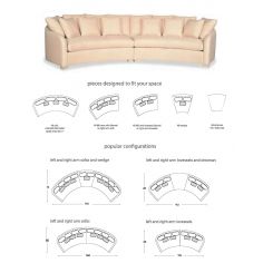 SECTIONALS - Leather & High End Upholstered Furniture Sectional sofa custom configurations 14