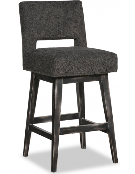 Unique Counter & Bar Stools Elegant Deep and Dark Pitch Counter Stool