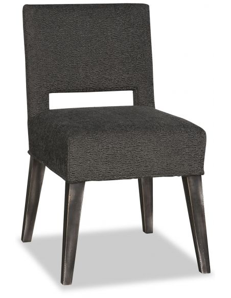 Elegant Deep and Dark Pitch Dining Chair