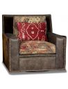CHAIRS, Leather, Upholstered, Accent Hair on hide western style swivel chair