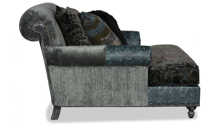 Western Furniture Fashion forward luxury chaise