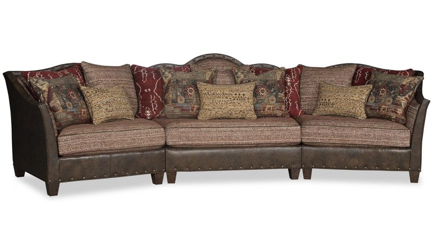 Big Family Sectional Sofa, High End Leather Sectionals Uk