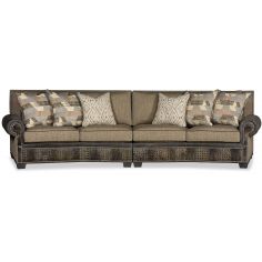 SECTIONALS - Leather & High End Upholstered Furniture Eclectic sectional sofa