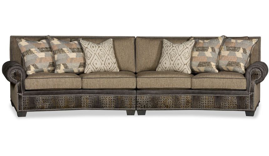 SECTIONALS - Leather & High End Upholstered Furniture Eclectic sectional sofa