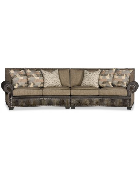 Eclectic sectional sofa