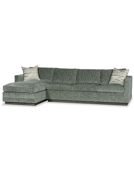 Modern sectional and chaise with style