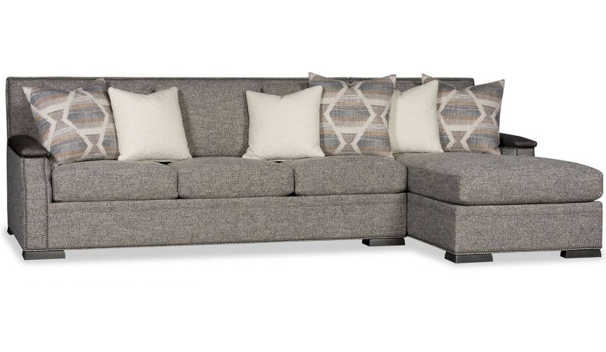 SECTIONALS - Leather & High End Upholstered Furniture Comfortable luxury transitional sectional