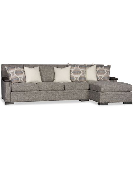 Comfortable luxury transitional sectional