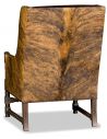 CHAIRS, Leather, Upholstered, Accent Western style hair on hide accent chair