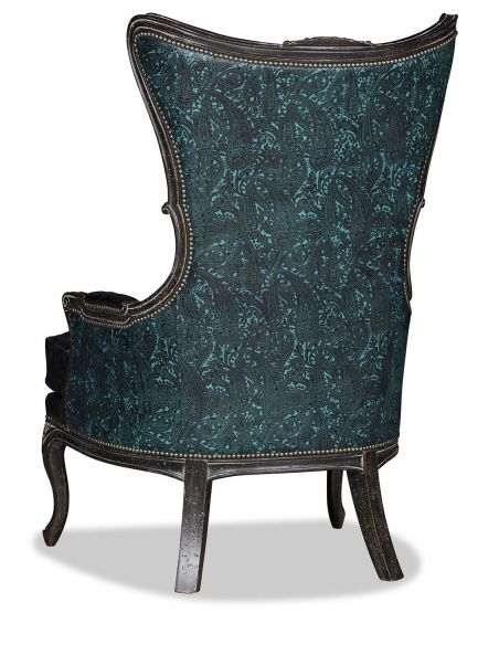 CHAIRS, Leather, Upholstered, Accent Cool embossed leather accent chair