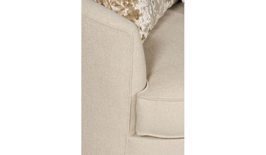 SOFA, COUCH & LOVESEAT Living room curved conversation sofa