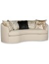 SOFA, COUCH & LOVESEAT Living room curved conversation sofa