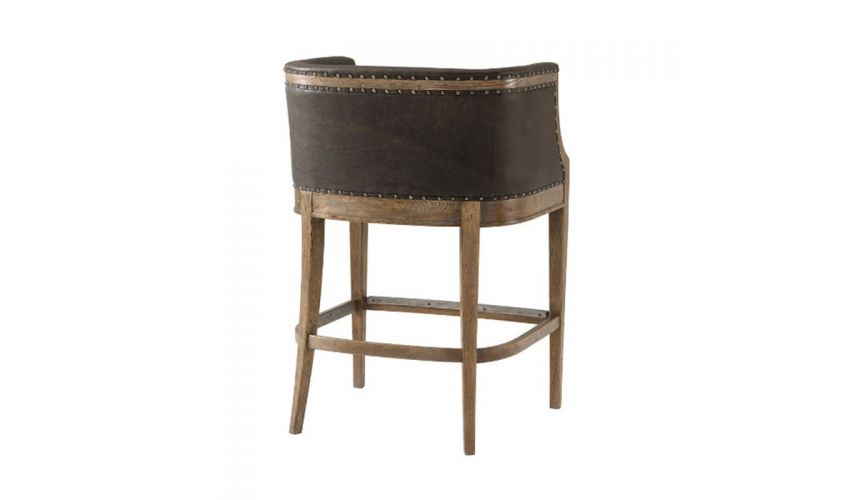 Upscale Bar Furniture Large heavy frame bar stool