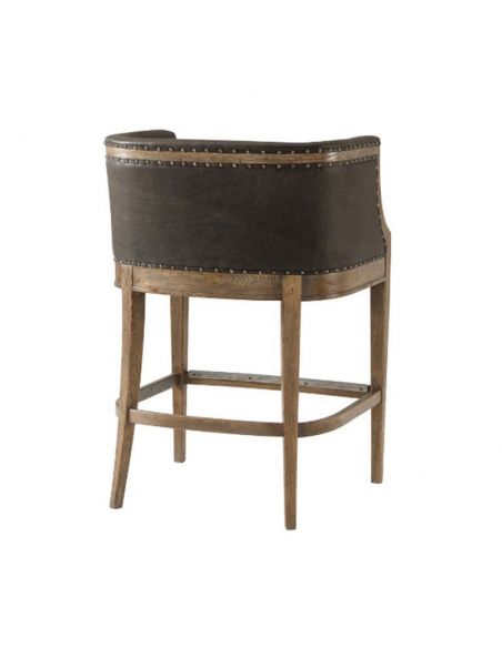 Upscale Bar Furniture Large heavy frame bar stool