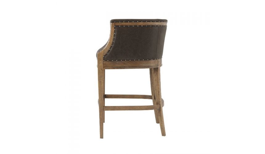 Upscale Bar Furniture Large heavy frame bar stool