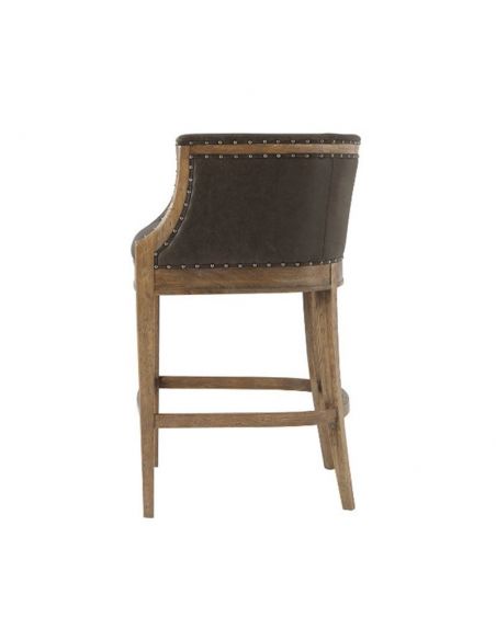 Upscale Bar Furniture Large heavy frame bar stool