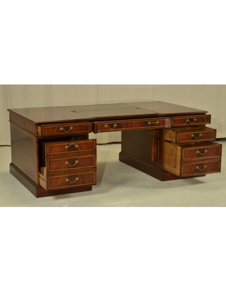 Executive Desks Office Furniture Mahogany True Partners Desk