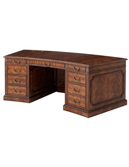 Executive Desks Curved Desk. Luxury Furnishings.
