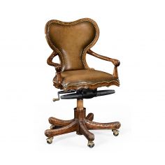 Home Office Furniture Chair In Mahogany
