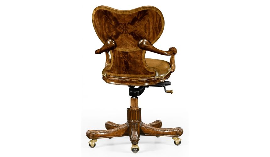 Home Office Furniture Chair In Mahogany