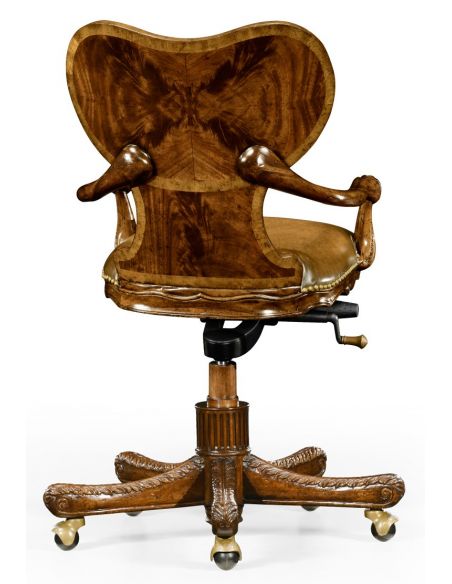 Home Office Furniture Chair In Mahogany