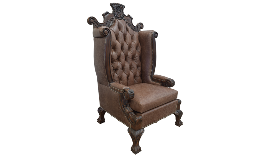 Large high back king of the castle chair