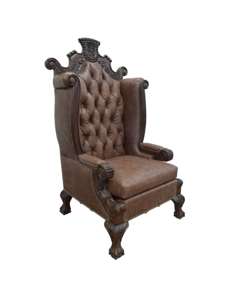 Large high back king of the castle chair