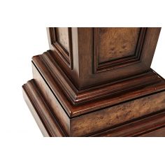 Luxury furniture, poplar and burl panel pedestal column 2