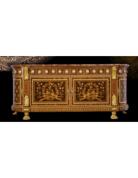 High End Wooden Sideboard with Intricate Details from our furniture showpiece collection. 7327
