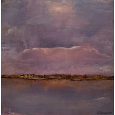 Violet Sky  By Artist  Anne-Marie Debuissert