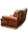 Western Furniture High End Rustic Orange Desert Sands Sofa from our handcrafted Wild West furniture collection. 7391