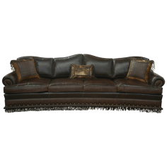 High end curved leather Sofa