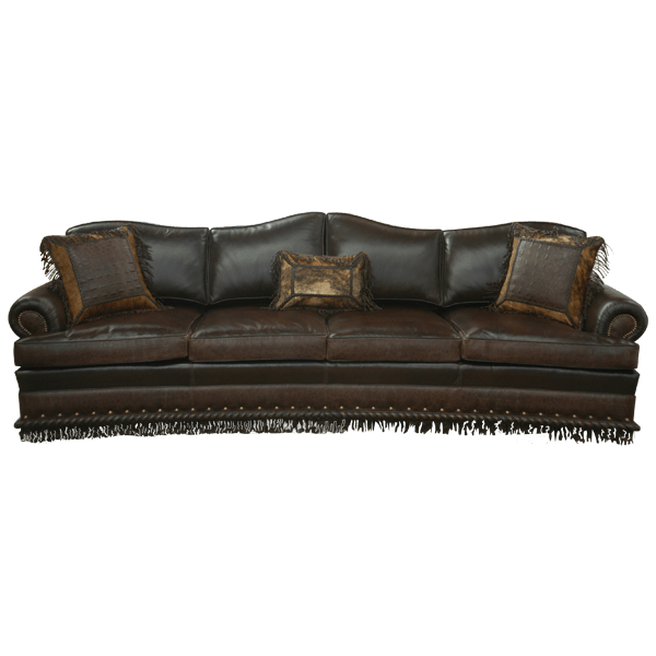 High end curved leather Sofa