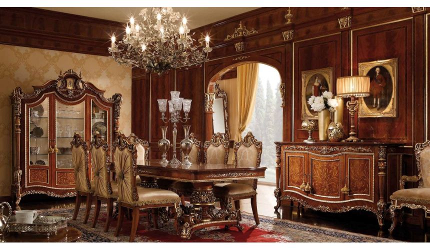 Luxury Dining Table Furniture, High End Traditional Dining Room Sets