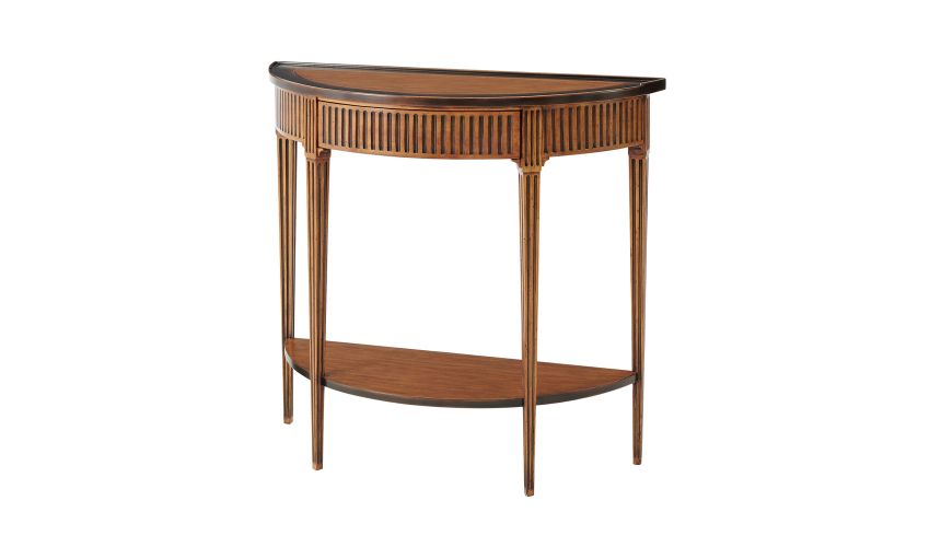Classic Furniture bow front console table