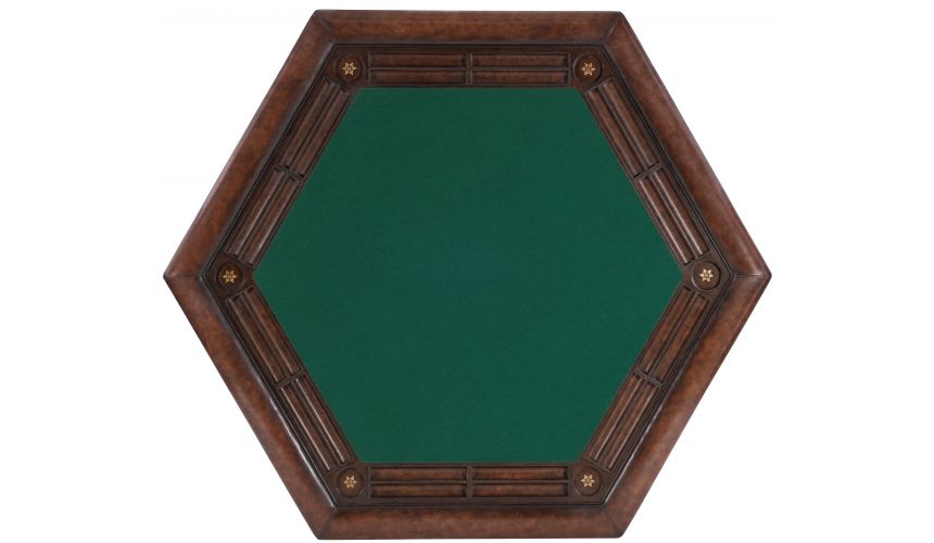 Furniture high end dining game table.