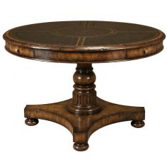 Rustic Mahogany Card Table